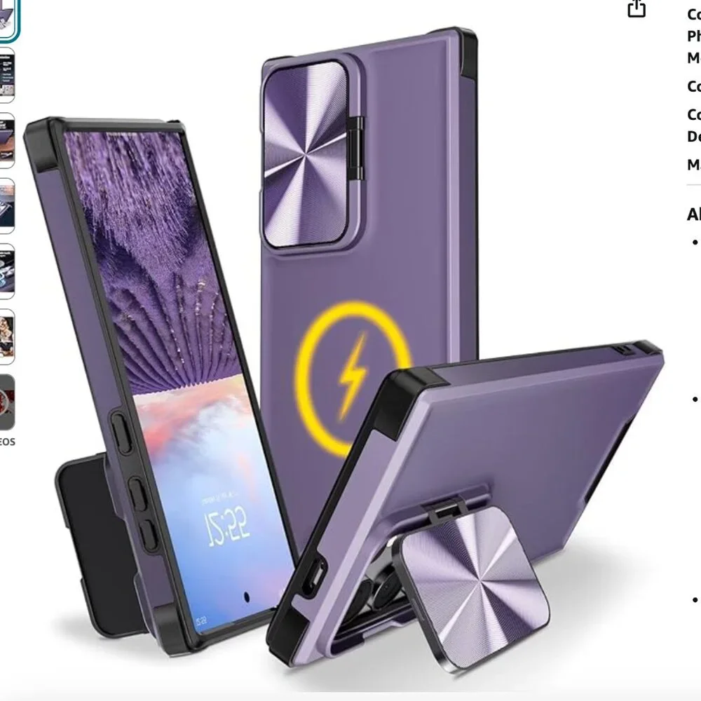 Magnetic for Samsung Galaxy S24 DEEP PURPLE NEW IN BOX